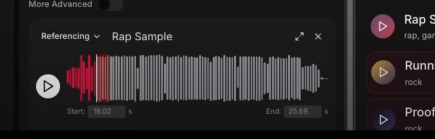 Sonauto AI’s Artist Style Results (e.g. Taylor Swift prompt)